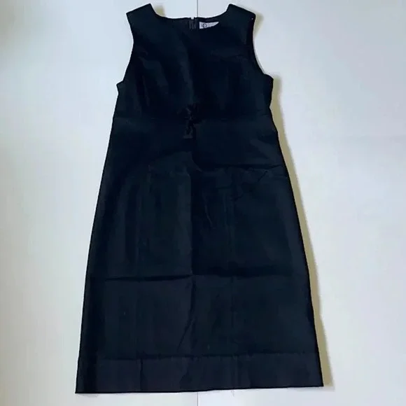 Lilly Pulitzer black cotton sleeveless dress Women’s size 6 - Picture 2 of 10